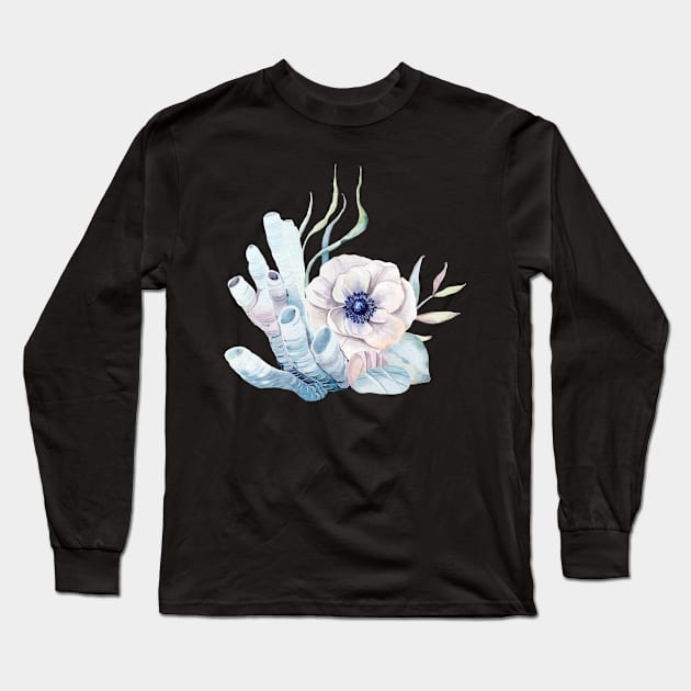 Marine life Long Sleeve T-Shirt by Cleopsys